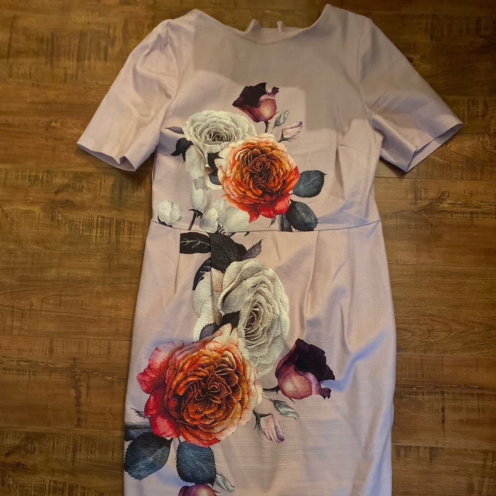 Flower Midi Asos Dress